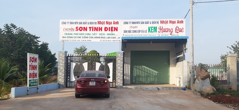 Dự án dây chuyền sơn tĩnh điện bán tự động tại nhà máy NHẬT NGA ANH, P. An Lộc, TX. Bình Long, Bình Phước